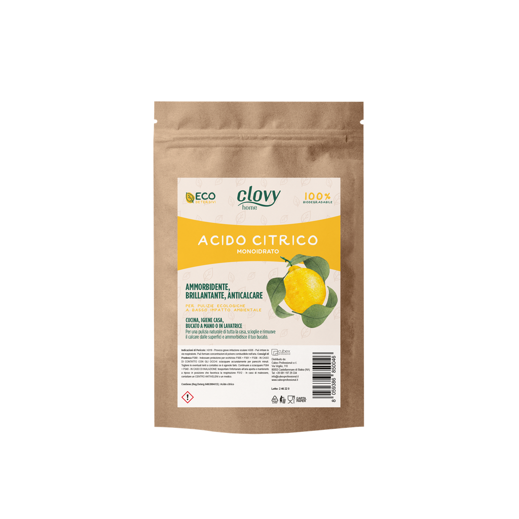 Acido citrico in polvere confezionato in sacchetto richiudibile 5 kg