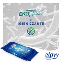 Eko Wash 5in1 - 30 salviette imbevute per bucato a 5 azioni: Lavabiancheria - Ammorbidente - Igienizzante - Salvacolore - Panno polvere