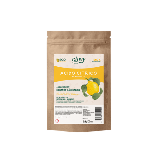 [CLV0011] Acido citrico in polvere confezionato in sacchetto richiudibile 2,5 Kg