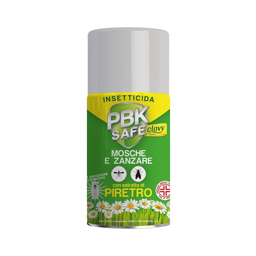 Kit Bombola insetticida PBK Safe con estratto di piretro 250 ml