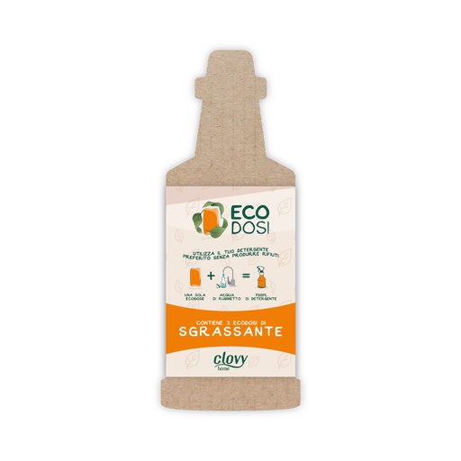 Ecodosi Clovy Sgrassatore - 3 capsule idrosolubili da 10 ml (copia)
