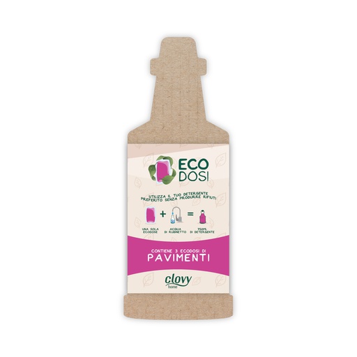 Kit Ecodosi Clovy Detergente pavimenti - 3 capsule idrosolubili da 10 ml